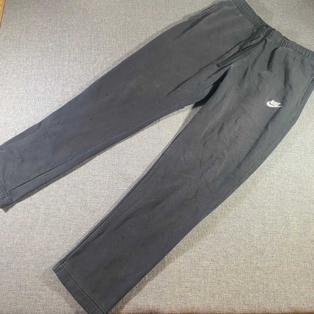 Nike Women's Sweatpants Casual Joggers Athleisure Pants‎ Black L Cotton Blend